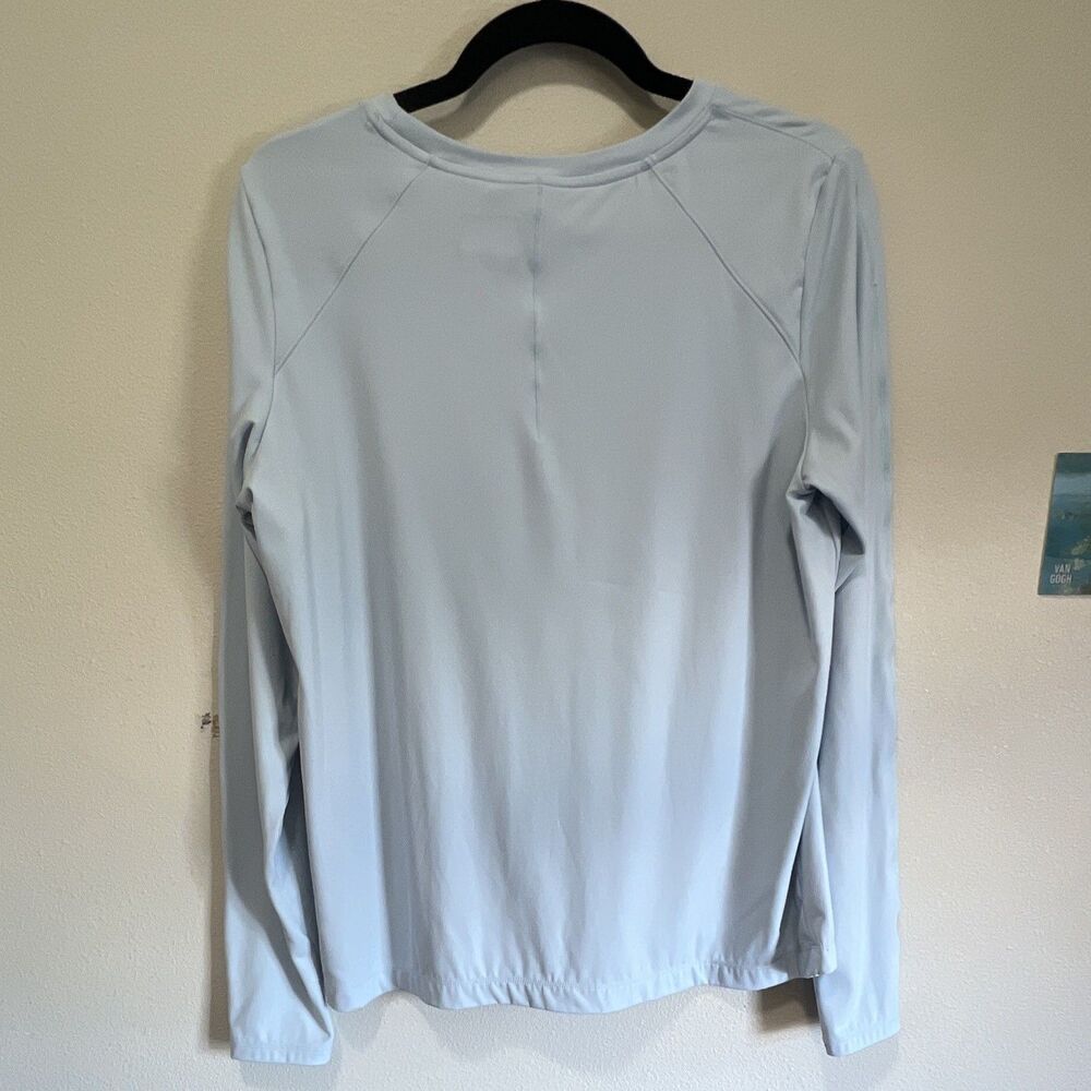 Mondetta Performance + Luxury Womens Light Blue Crew Neck Stretch Pullover L - Picture 4 of 4